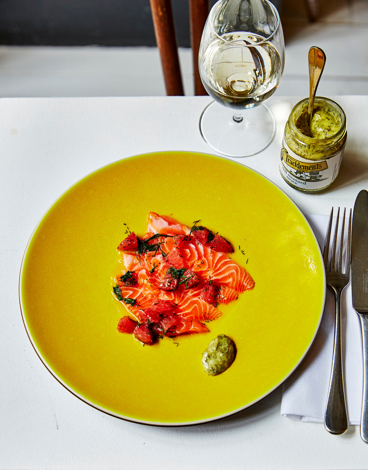 Marinated Trout with Dill and Grapefruit
