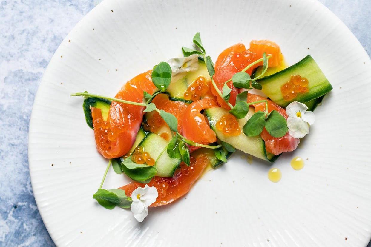 Citrus Cured ChalkStream Trout