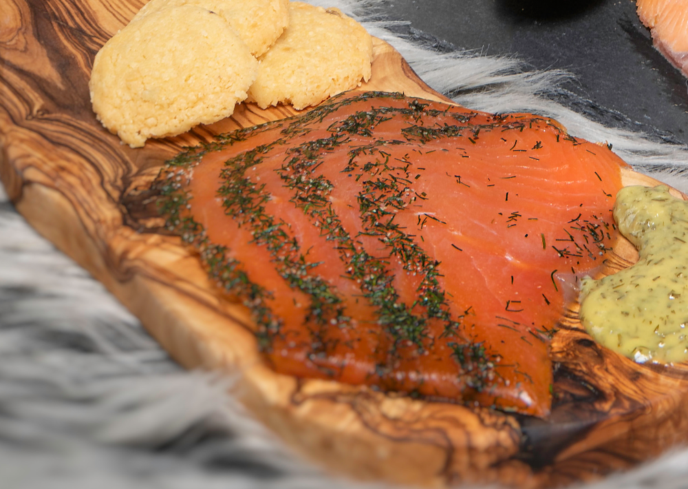 Trout Gravadlax - Side