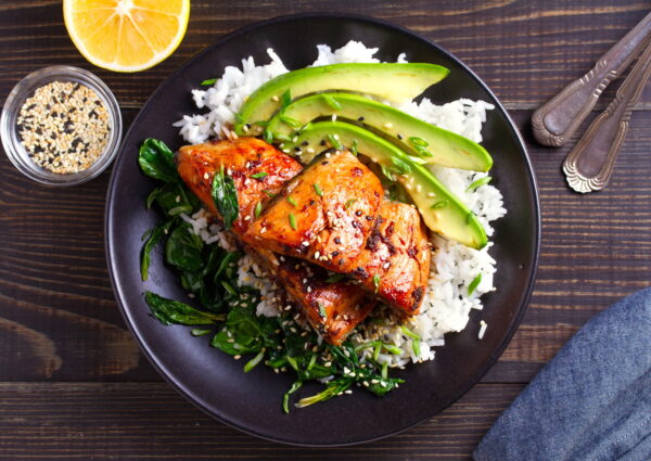 Orange, Soy and Honey Baked Trout