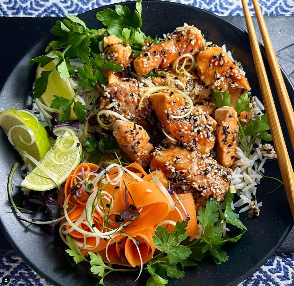 HONEY GLAZED TROUT BITES