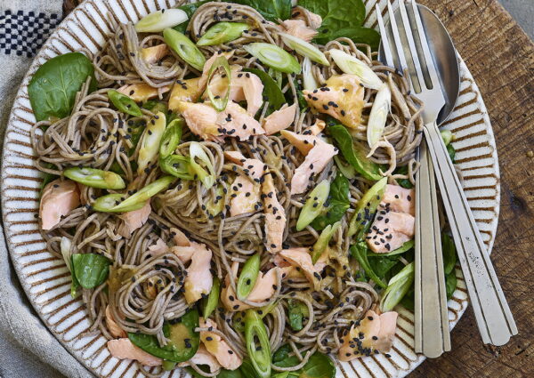 Trout and Soba Noodle Salad