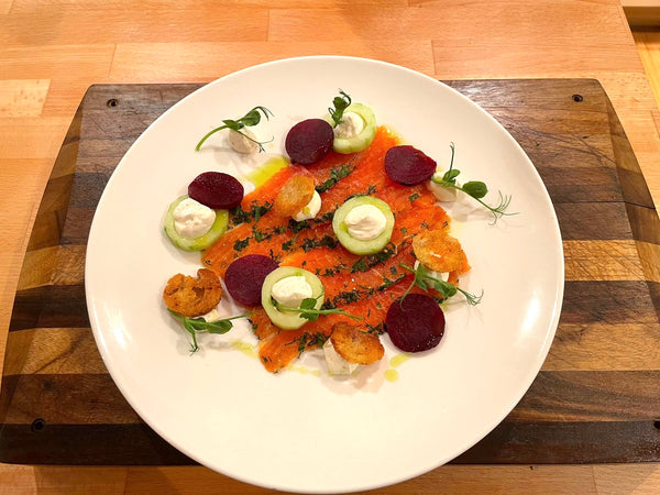 Gin Cured ChalkStream Trout