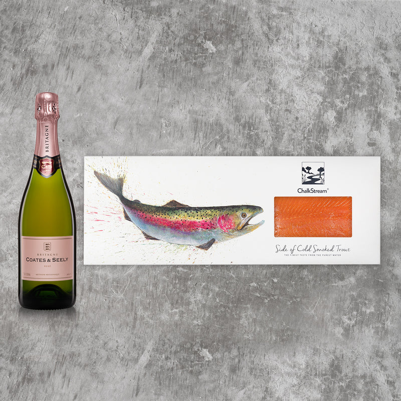 Cold Smoked Side & Bottle of Sparkling Rosé NV